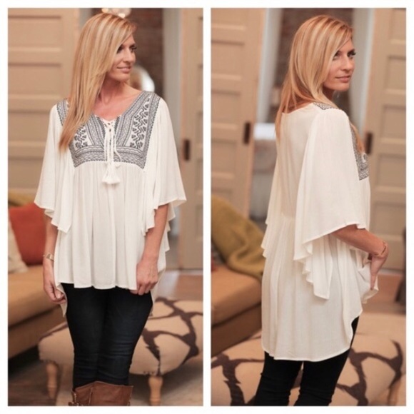 Infinity Raine Embroidered Tunic M - Picture 2 of 3